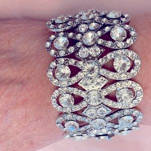 NWOT Bridal Bling Bracelet with Stretch